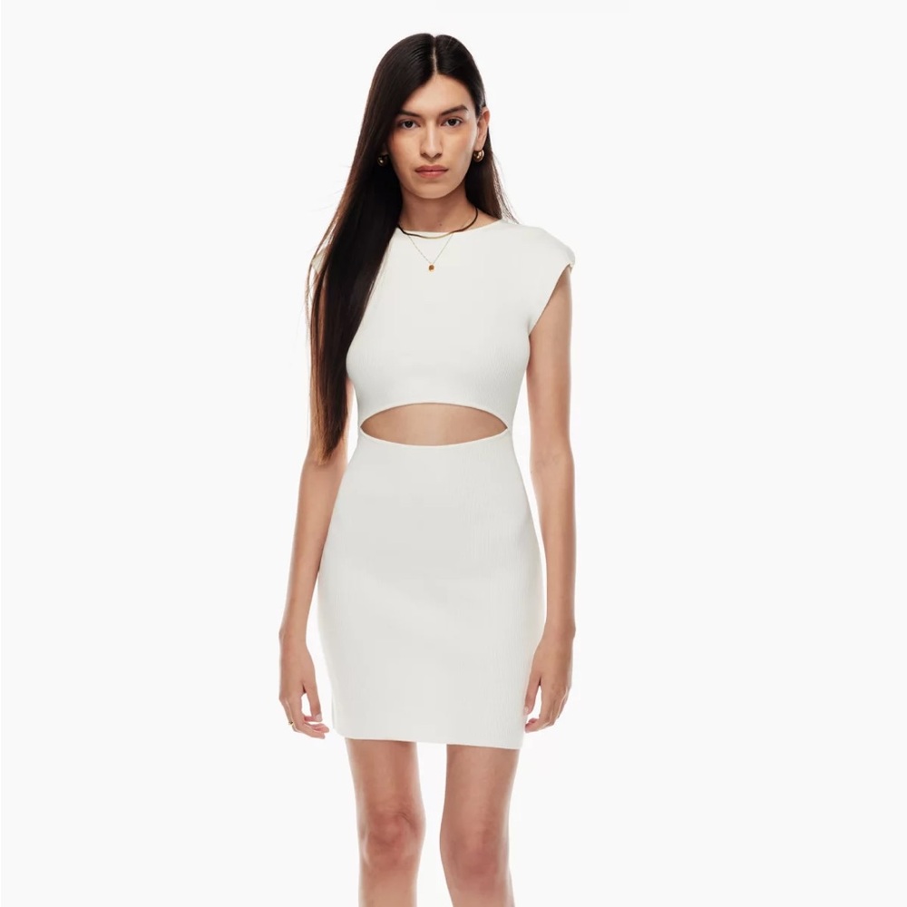 Wilfred free aritzia cut out mini dress espace xs